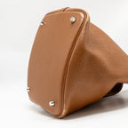 Hermes Picotin 22 Lock Bag Clemence Gold SHW