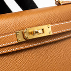 Hermes mini kelly II Epsom gold GHW