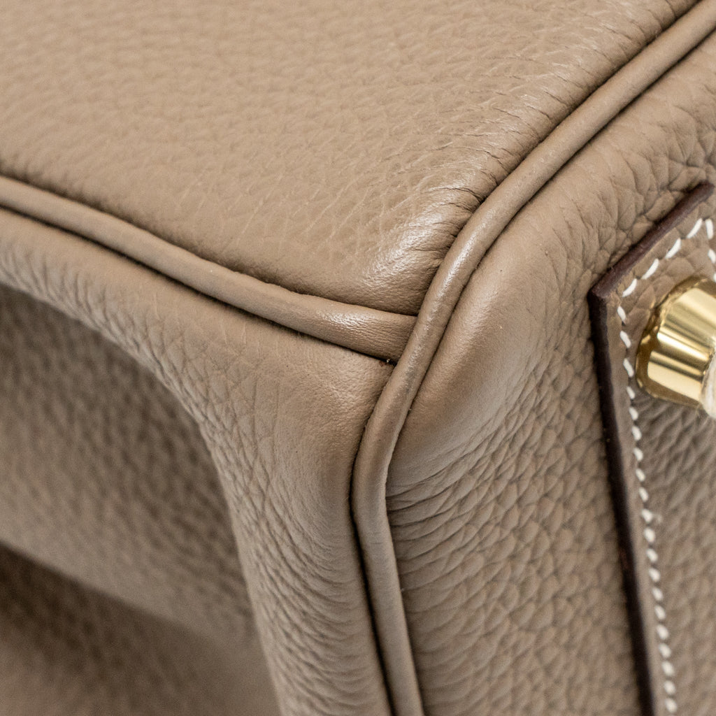 Hermes Birkin 25 togo etoupe GHW