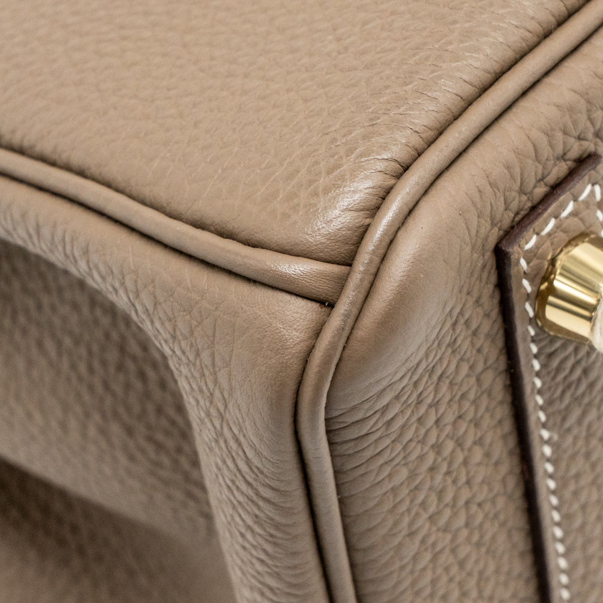 Hermes Birkin 25 togo etoupe GHW