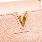 Louis Vuitton Capucines BB Metallic Taurillon Leather Pearly Pink GHW
