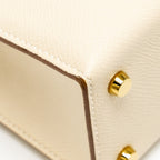 Hermes Verrou 23 Epsom Craie LGHW