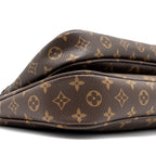 LOUIS VUITTON MULTI POCHETTE ACCESSORIES MONOGRAM CANVAS KHAKI STRAP GHW