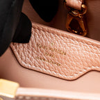 Louis Vuitton Capucines BB Metallic Taurillon Leather Pearly Pink GHW