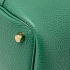 HERMES PICOTIN 18 LOCK BAG CLEMENCE VERT MOYEN GHW