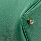 HERMES PICOTIN 18 LOCK BAG CLEMENCE VERT MOYEN GHW