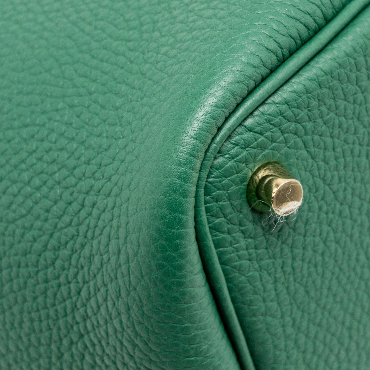 HERMES PICOTIN 18 LOCK BAG CLEMENCE VERT MOYEN GHW
