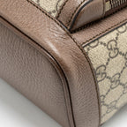 GUCCI OPHIDIA GG SMALL BACKPACK GG SUPREME CANVAS BROWN GHW