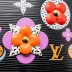 LOUIS VUITTON ALMA BB BLOOMING FLOWERS LIMITED EDITION EPI BLACK/MULTICOLOUR GHW