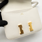 Hermes Mini constance Chevre Mysore Mushroom GHW