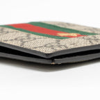 Gucci web compact wallet gg supreme canvas beige/multicoloured