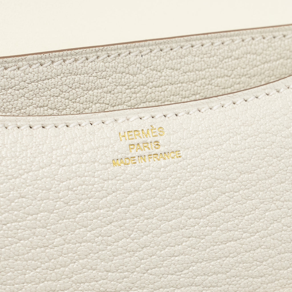 Hermes Mini constance Chevre Mysore Mushroom GHW