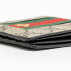 Gucci web compact wallet gg supreme canvas beige/multicoloured