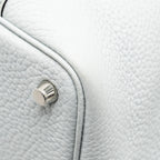 Hermes Picotin 18 Lock Bag Clemence Blue Pale SHW