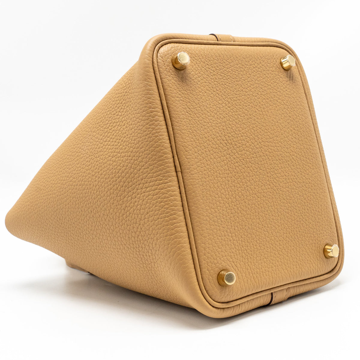 Hermes Picotin 18 lock bag clemence biscuit GHW
