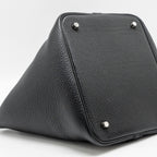 HERMES PICOTIN22 LOCK BAG CLEMENCE BLACK SHW