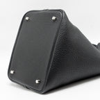 HERMES PICOTIN22 LOCK BAG CLEMENCE BLACK SHW