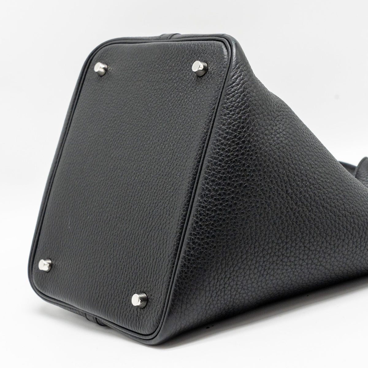 HERMES PICOTIN22 LOCK BAG CLEMENCE BLACK SHW