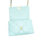 CHANEL SMALL 19 BAG ICE BLUE