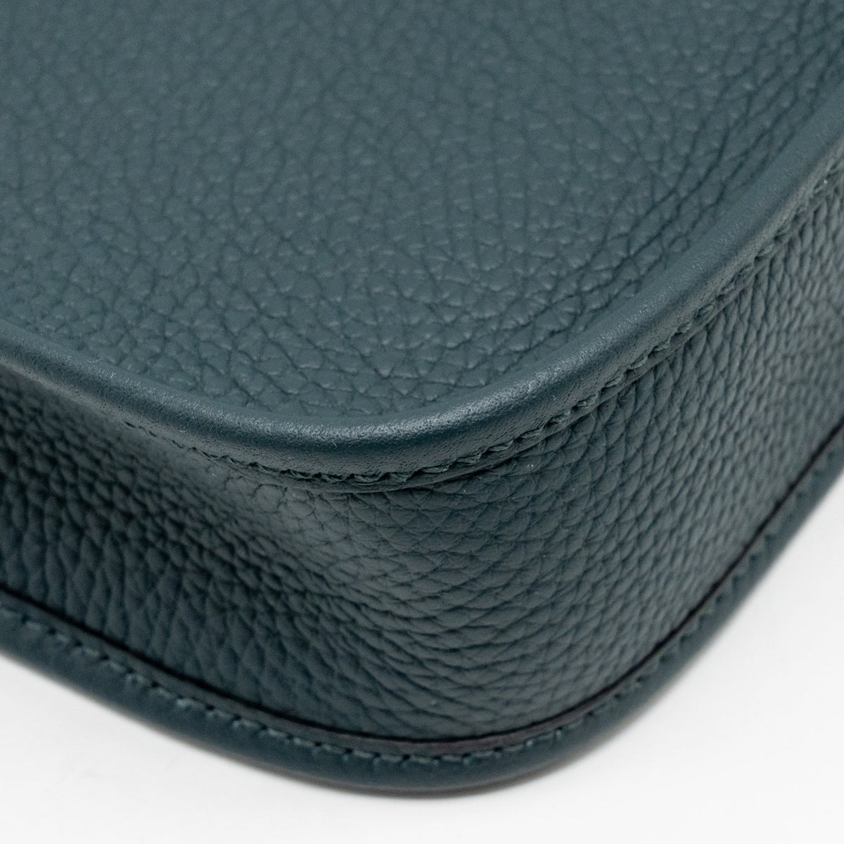 Hermes Mini Evelyne Clemence Vert Cypres SHW