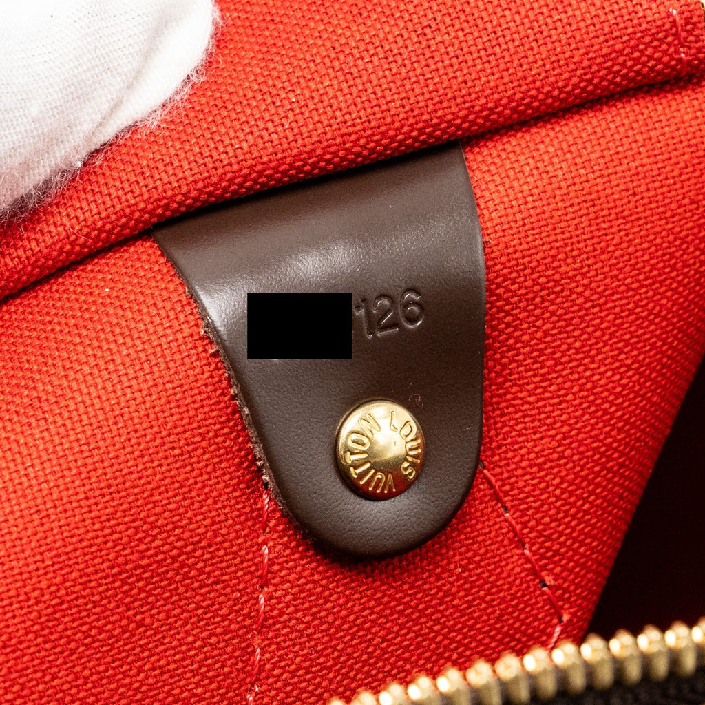 LOUIS VUITTON SPEEDY BANDOULIERE 25 DAMIER EBENE GHW