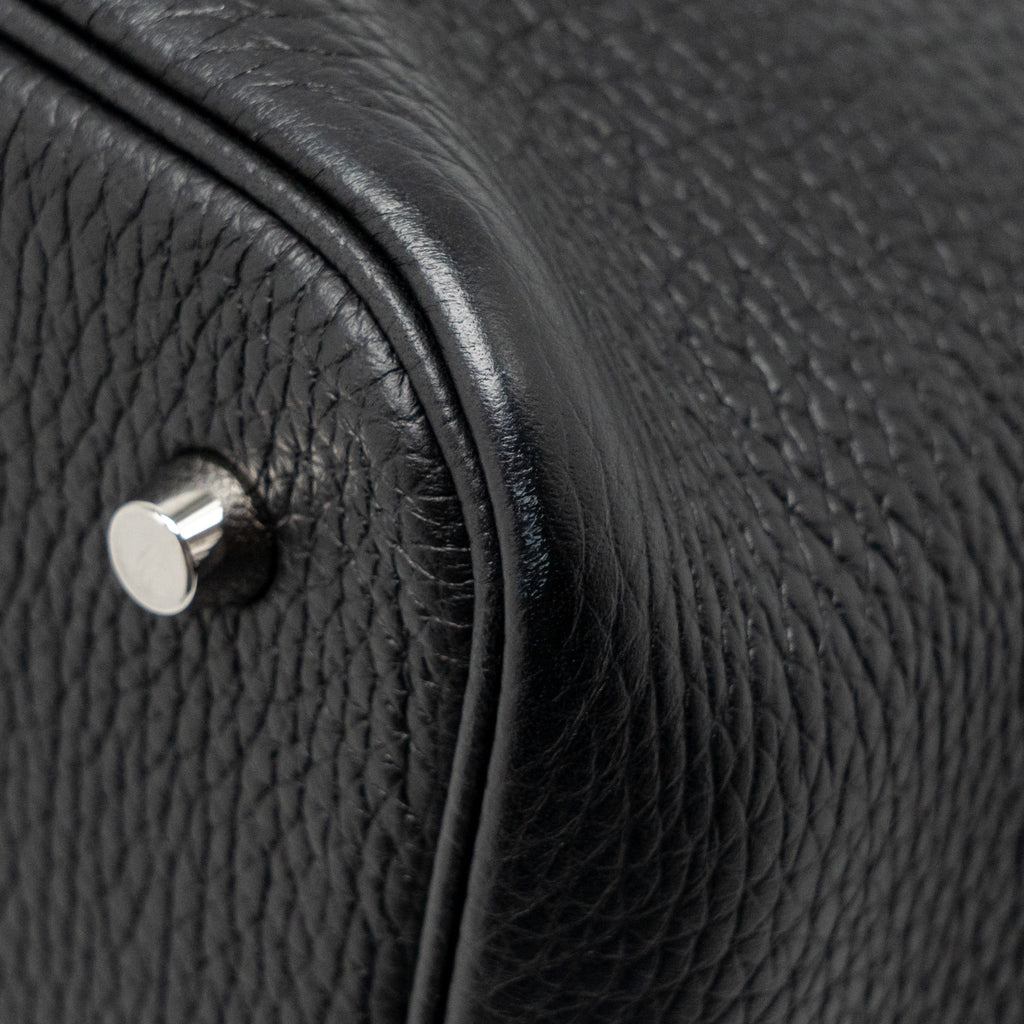 HERMES Picotin22 Lock Bag Clemence Black SHW