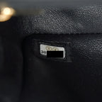 CHANEL MINI RECTANGULAR FLAP BAG LAMBSKIN BLACK LGHW