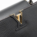 LOUIS VUITTON CAPUCINES BB CALFSKIN BLACK GHW