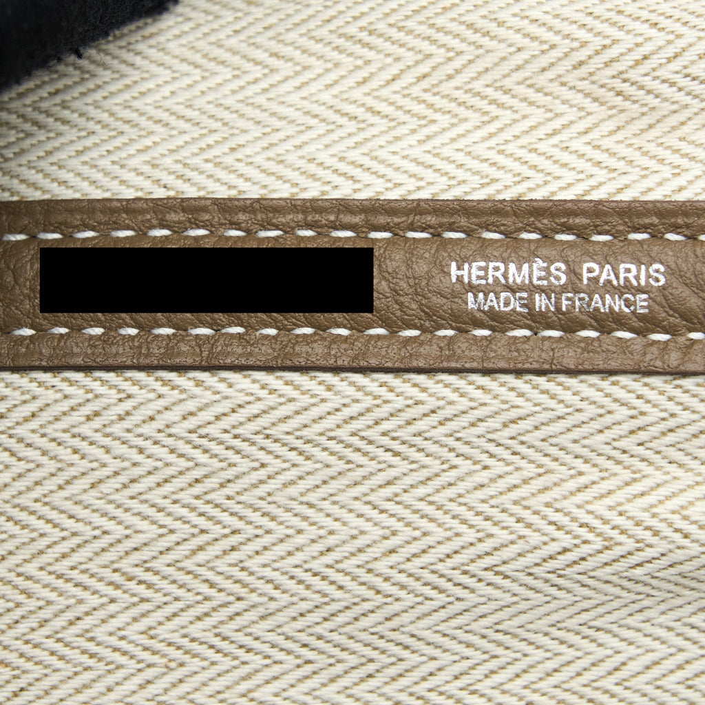 Hermes Garden Party 36 Negonda Etoupe SHW