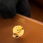 Hermes Lindy 26 Clemence Gold GHW