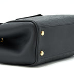 LOUIS VUITTON BLACK MONOGRAM EMPREINTE TROCADERO HANDBAG GHW