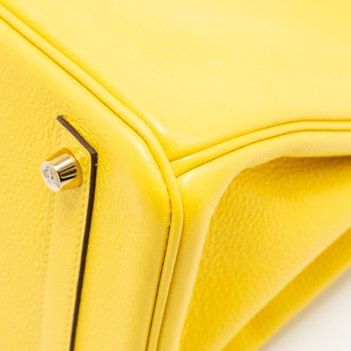 Hermes Birkin 30 Taurillon Novillo Jaune De Naples GHW