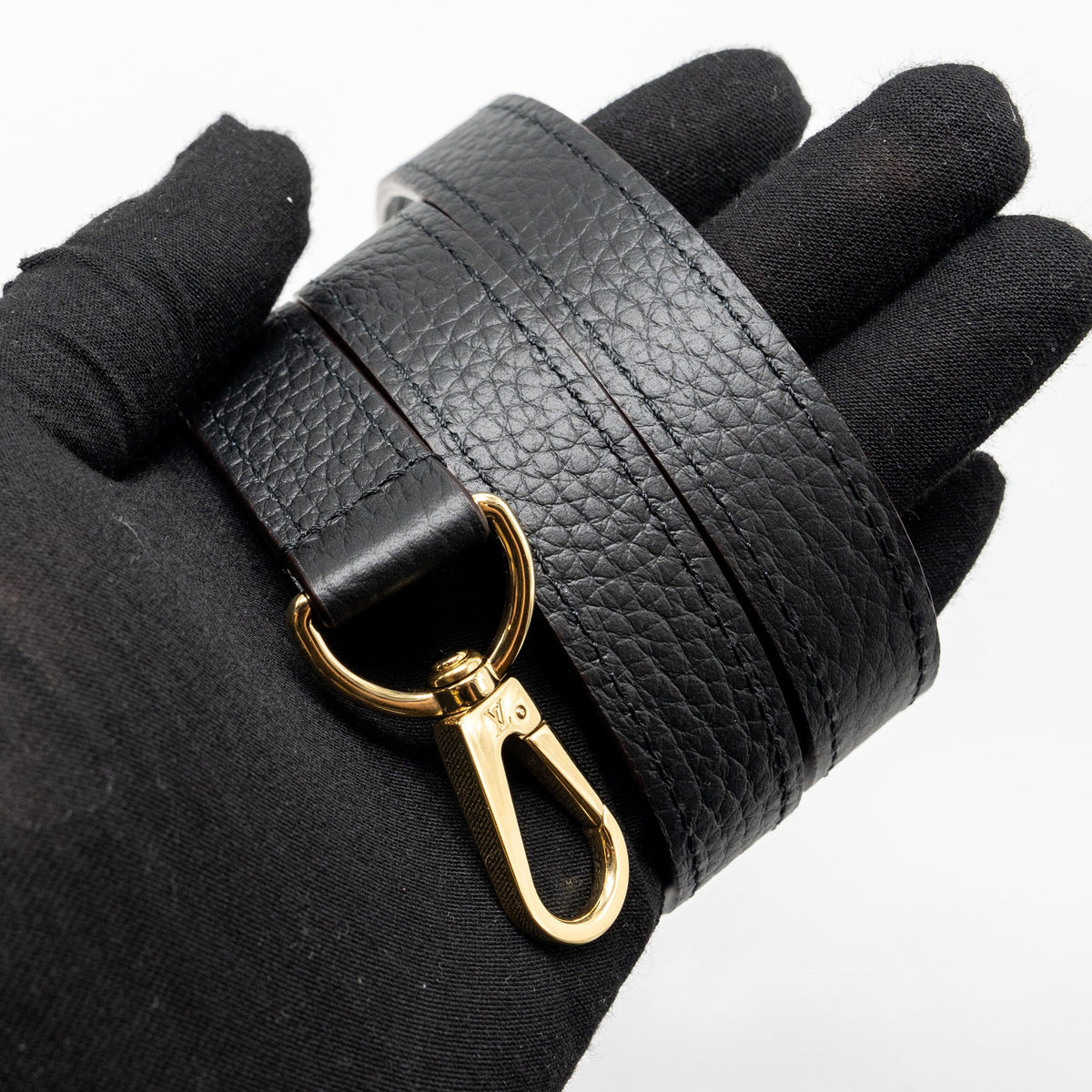LOUIS VUITTON CAPUCINES BB CALFSKIN BLACK GHW