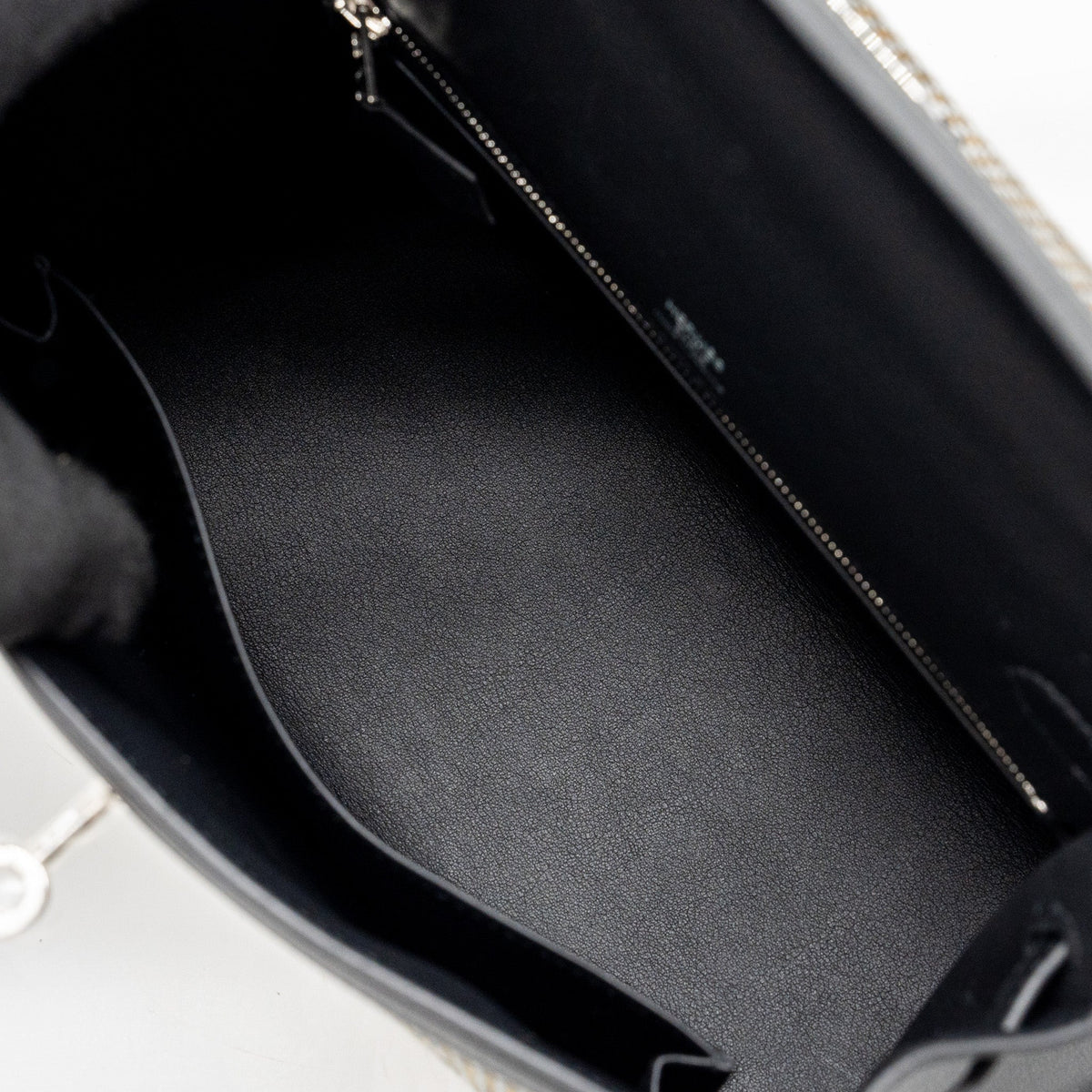 Hermes Kelly 25 sellier Toile Quadrille /swift black-blanc-desert / black SHW
