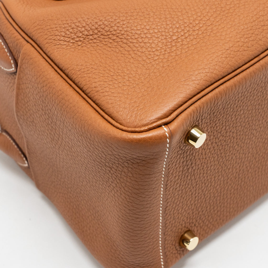 HERMES LINDY 26 CLEMENCE GOLD GHW