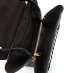 LOUIS VUITTON BLACK MONOGRAM EMPREINTE TROCADERO HANDBAG GHW