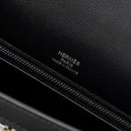 Hermes Kelly 25 sellier Toile Quadrille /swift black-blanc-desert / black SHW