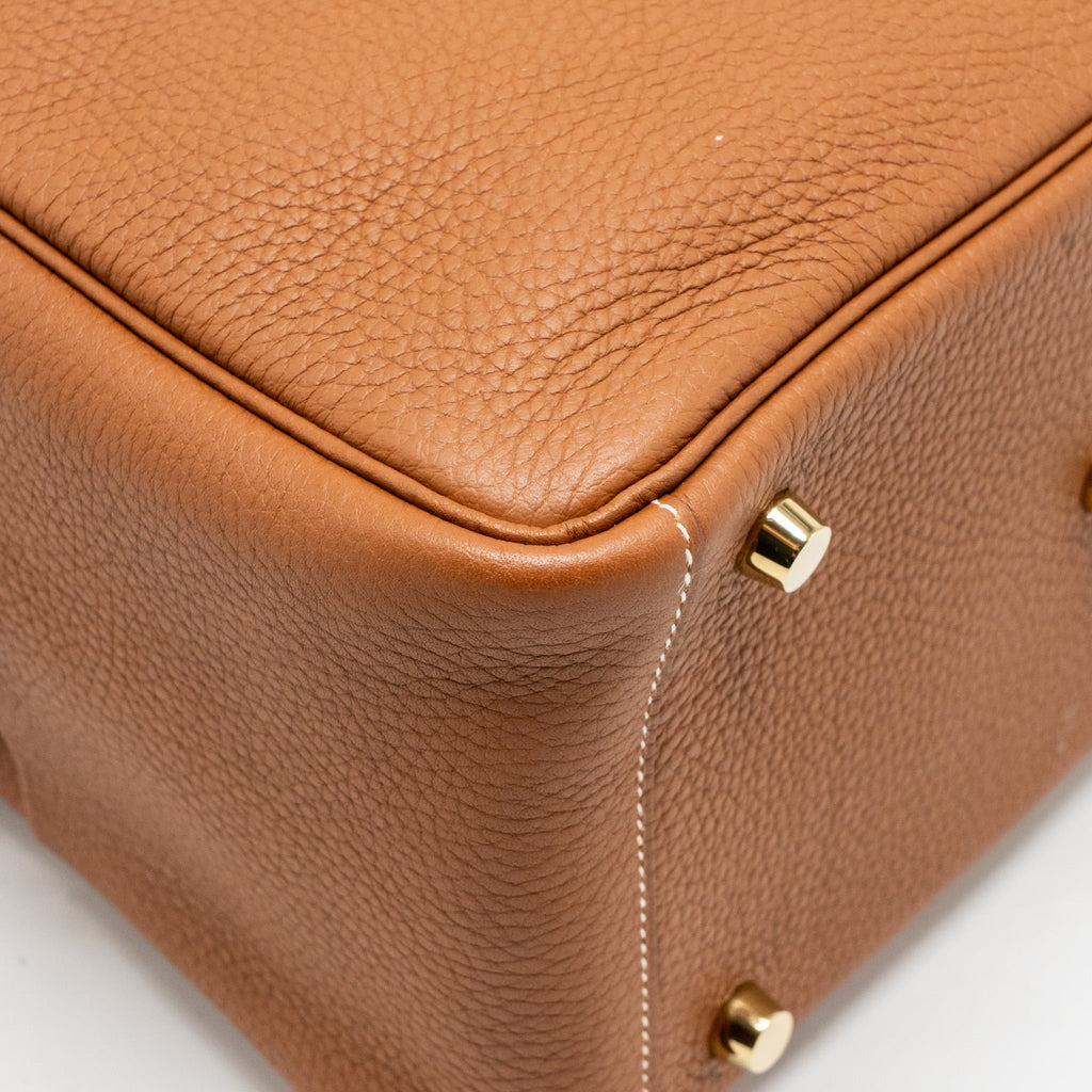 HERMES LINDY 26 CLEMENCE GOLD GHW