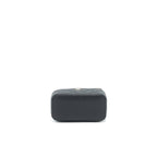 CHANEL CAVIAR SMALL LONG VANITY WITH CHAIN BLACK LGHW