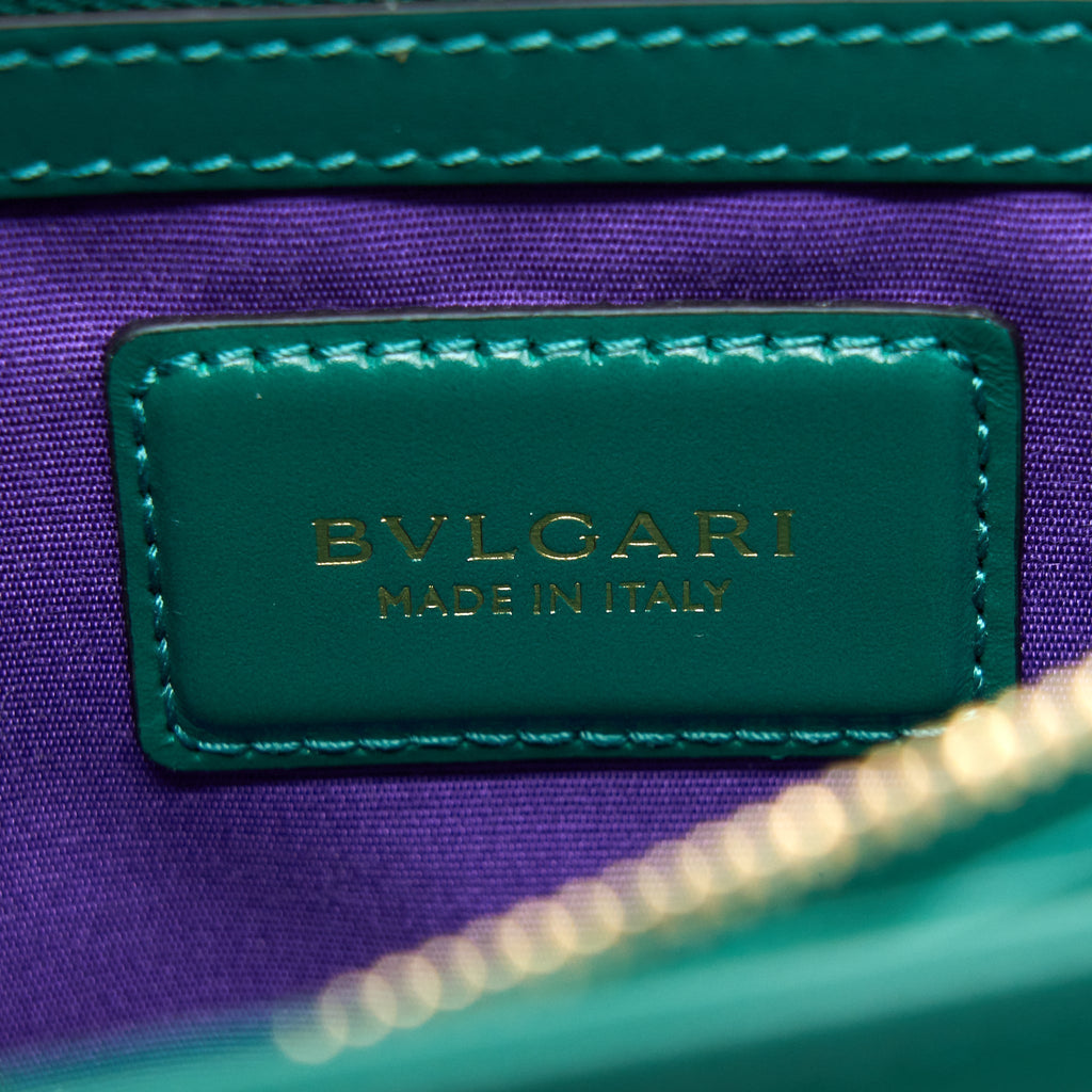 BVLGARI SERPENTI FOREVER SHOULDER BAG GREEN