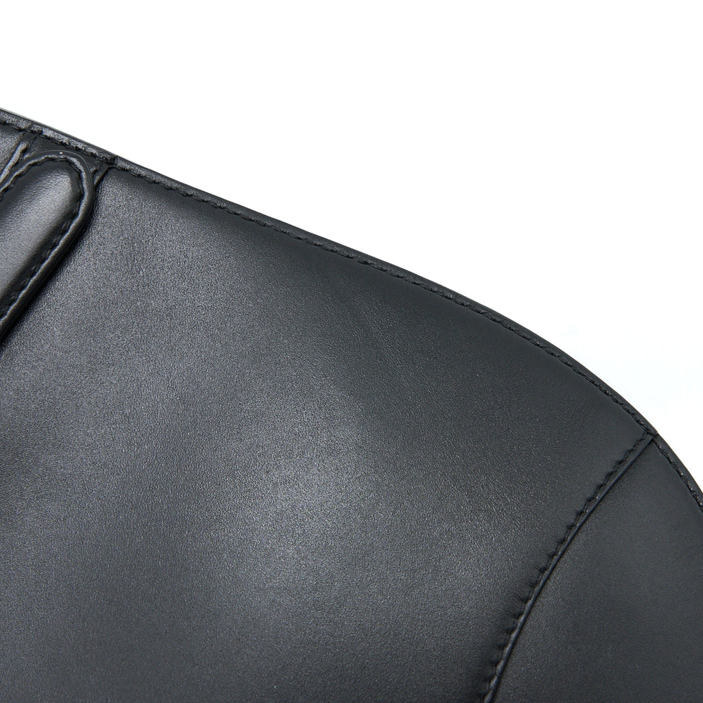 DIOR MEDIUM SADDLE BAG CALFSKIN BLACK SHW