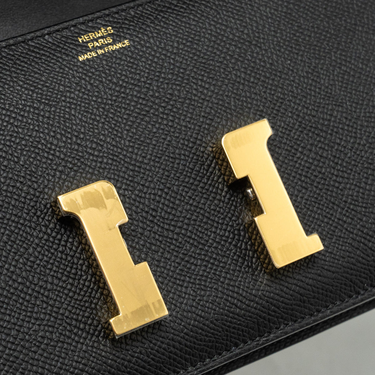 HERMES CONSTANCE ELAN EPSOM BLACK GHW