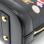 LOUIS VUITTON ALMA BB BLOOMING FLOWERS LIMITED EDITION EPI BLACK/MULTICOLOUR GHW
