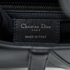 DIOR MEDIUM SADDLE BAG CALFSKIN BLACK SHW