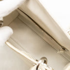 DIOR MINI LADY DIOR HIMALAYAN CROCODILE WHITE SHW