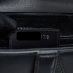 DIOR MEDIUM SADDLE BAG CALFSKIN BLACK SHW