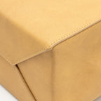 Bottega Veneta Small Raw Paper Leather Tote Bag Calfskin Kraft Beige