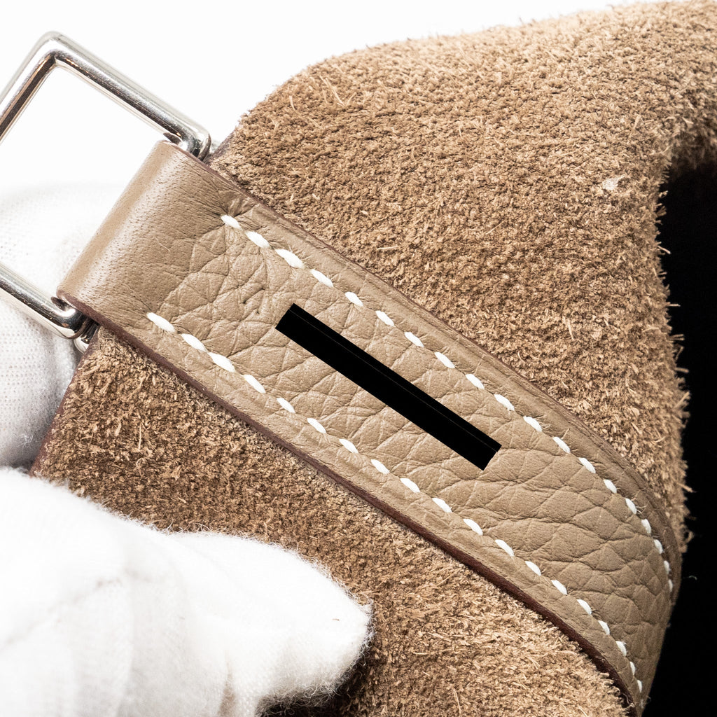 Hermes picotin 18 lock bag clemence Etoupe SHW