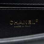 CHANEL SMALL BOY BAG CAVIAR BLACK GHW (MICROCHIP )