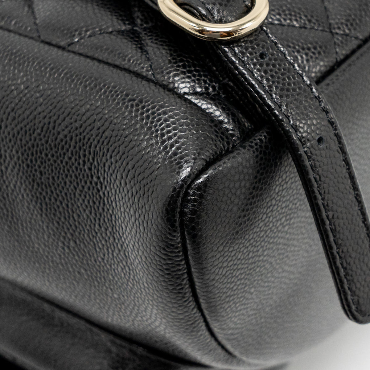 CHANEL TRIPLE PACK DUMA BACKPACK CAVIAR BLACK LGHW (MICROCHIP)